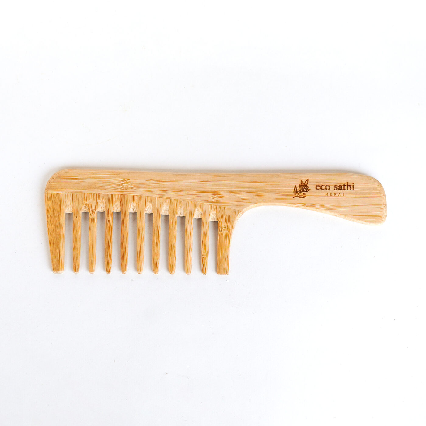 Bamboo Comb with Handle