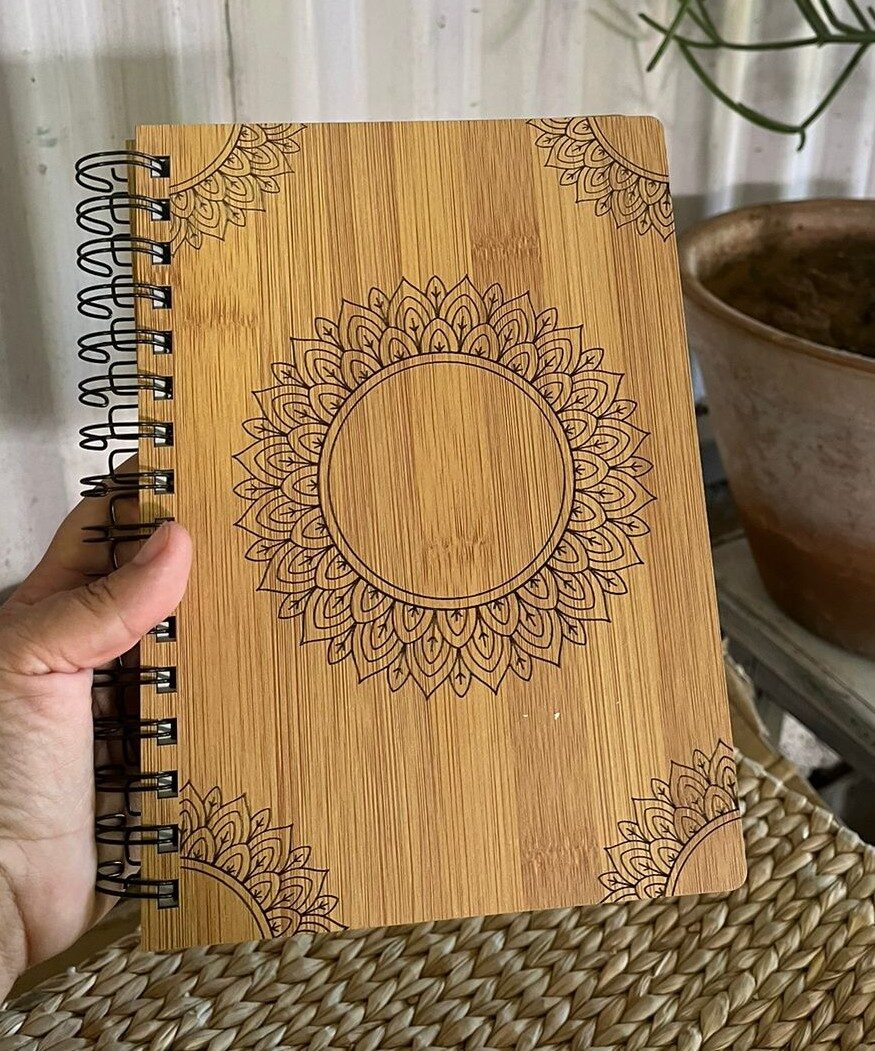 Eco-Friendly Bamboo Notebook (MOTIF SERIES BY ECO SATHI NEPAL)
