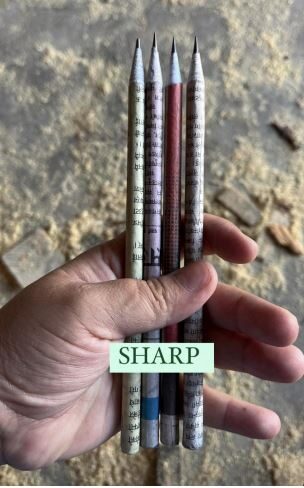 Newspaper Pencil